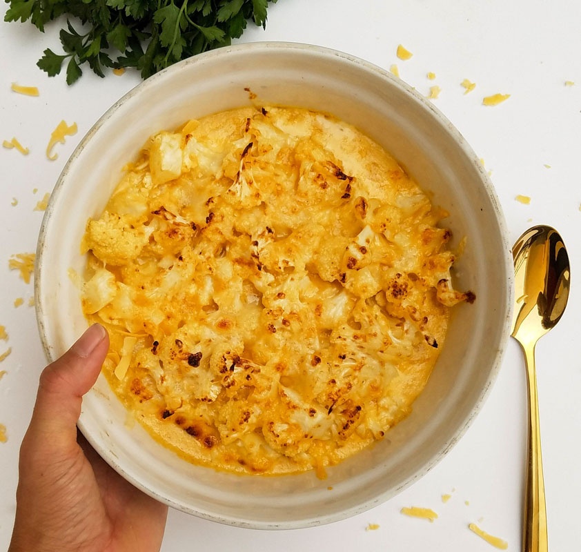Keto Cauliflower Mac and Cheese